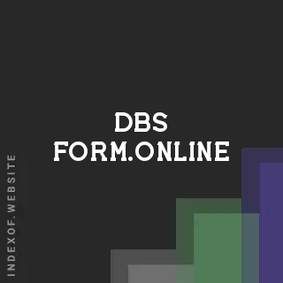 dbs-form.online by Itsara Nualkhair site -  Indexof