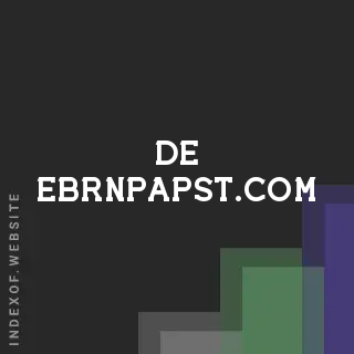 de-ebrnpapst.com by Hudson Anderson site -  Indexof
