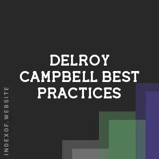 Delroy Campbell Best Practices | Indexof