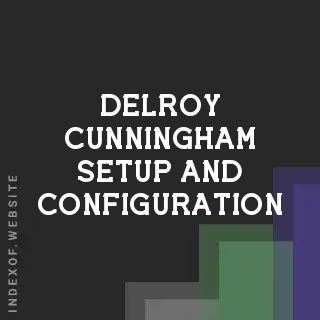 Delroy Cunningham Setup and Configuration | Indexof
