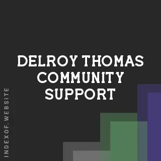 Delroy Thomas Community Support | Indexof