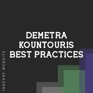 Demetra Kountouris Best Practices | Indexof