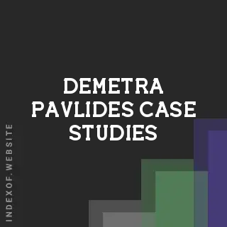 Demetra Pavlides Case Studies | Indexof
