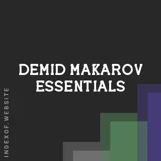 Demid Makarov Essentials | Indexof