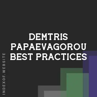 Demtris Papaevagorou Best Practices | Indexof