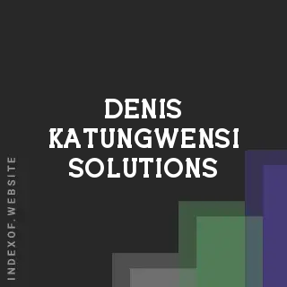 Denis Katungwensi Solutions | Indexof