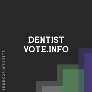 dentist-vote.info by Sabela Campos site -  Indexof