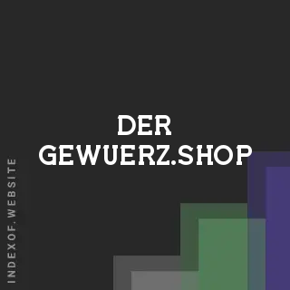 der-gewuerz.shop by Marley Malcolm site -  Indexof