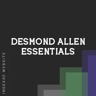Desmond Allen Essentials | Indexof