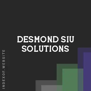 Desmond Siu Solutions | Indexof