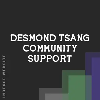 Desmond Tsang Community Support | Indexof