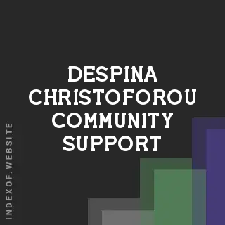 Despina Christoforou Community Support | Indexof