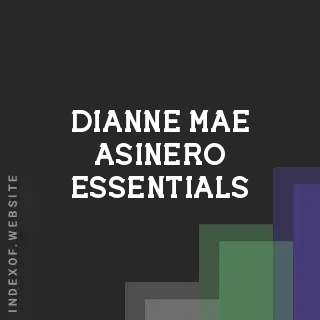 Dianne Mae Asinero Essentials | Indexof