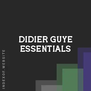 Didier Guye Essentials | Indexof