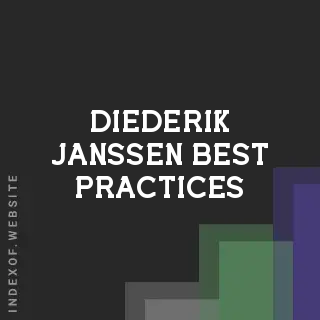 Diederik Janssen Best Practices | Indexof