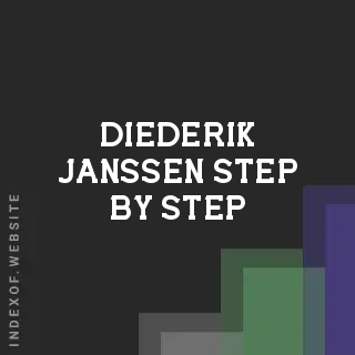 Diederik Janssen Step-by-Step | Indexof