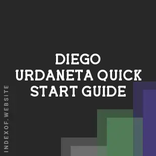 Diego Urdaneta Quick Start Guide | Indexof