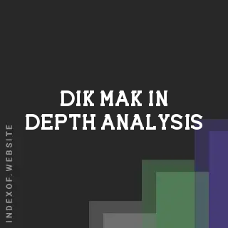 Dik Mak In-Depth Analysis | Indexof