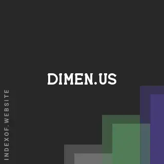 dimen.us by Flynn Holloway site -  Indexof