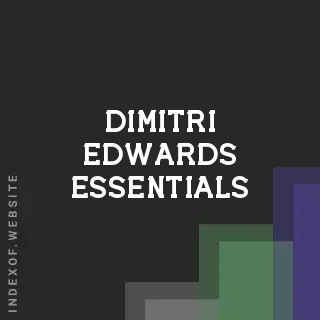 Dimitri Edwards Essentials | Indexof