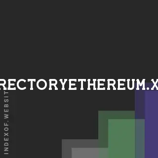 directoryethereum.xyz by Sindri Petursson site -  Indexof