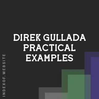 Direk Gullada Practical Examples | Indexof