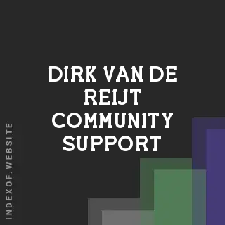 Dirk van de Reijt Community Support | Indexof