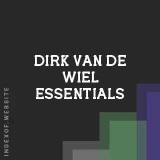 Dirk van de Wiel Essentials | Indexof