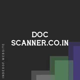 doc-scanner.co.in by Markus Iten site -  Indexof