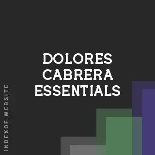 Dolores Cabrera Essentials | Indexof