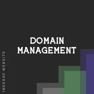 domain management | Indexof