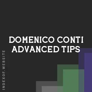 Domenico Conti Advanced Tips | Indexof