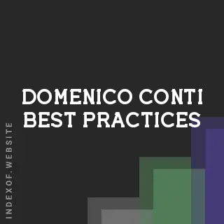 Domenico Conti Best Practices | Indexof