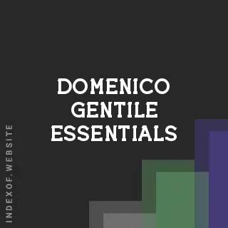 Domenico Gentile Essentials | Indexof
