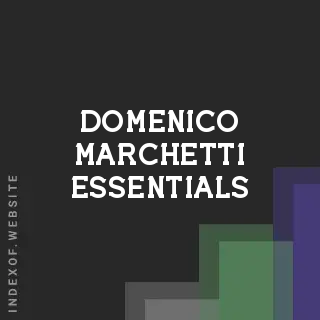 Domenico Marchetti Essentials | Indexof