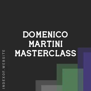 Domenico Martini Masterclass | Indexof