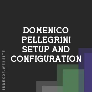 Domenico Pellegrini Setup and Configuration | Indexof