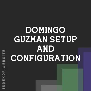 Domingo Guzman Setup and Configuration | Indexof