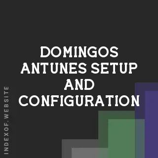 Domingos Antunes Setup and Configuration | Indexof