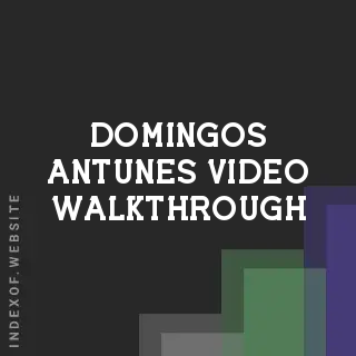 Domingos Antunes Video Walkthrough | Indexof