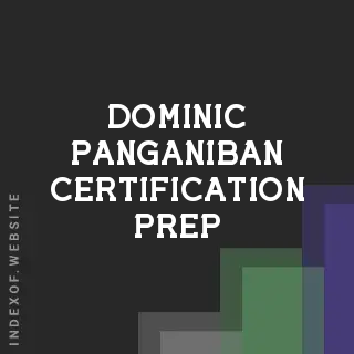 Dominic Panganiban Certification Prep | Indexof
