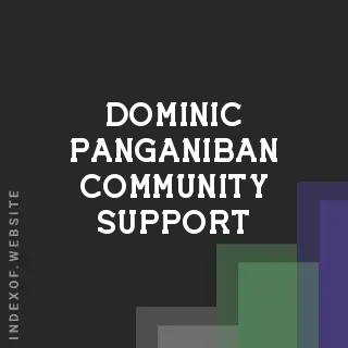 Dominic Panganiban Community Support | Indexof
