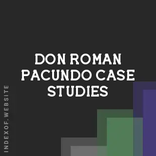 Don Roman Pacundo Case Studies | Indexof
