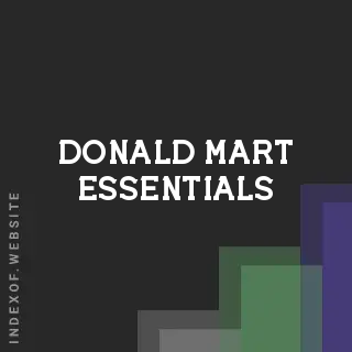 Donald Mart Essentials | Indexof