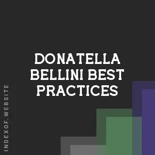 Donatella Bellini Best Practices | Indexof