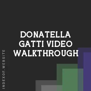 Donatella Gatti Video Walkthrough | Indexof