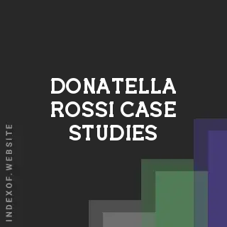 Donatella Rossi Case Studies | Indexof