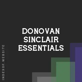 Donovan Sinclair Essentials | Indexof