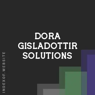Dora Gisladottir Solutions | Indexof
