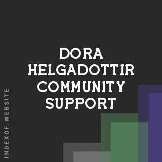 Dora Helgadottir Community Support | Indexof